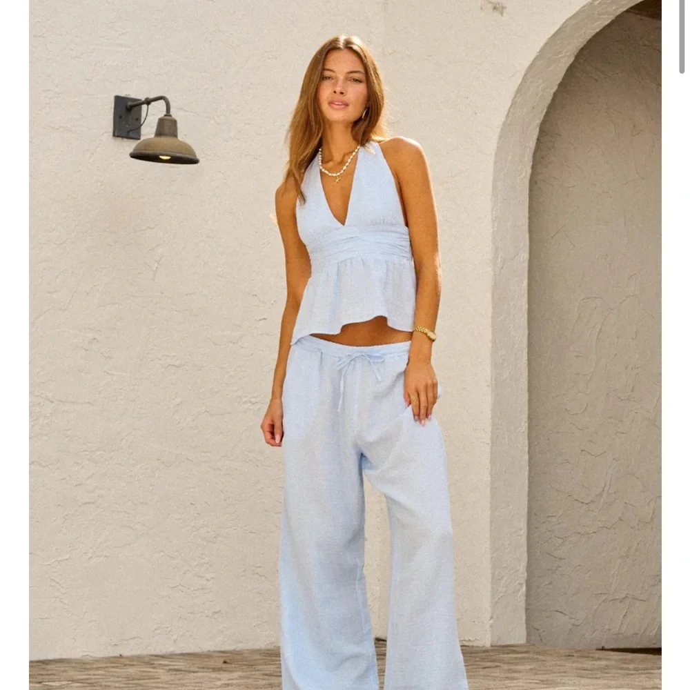 Light Blue Augusta Pant - New With Tags! - Picture 1 of 3
